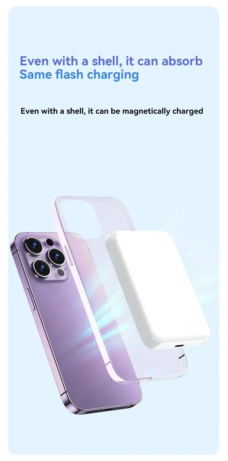 Wireless Magnetic Power Bank for Magsafe Charger