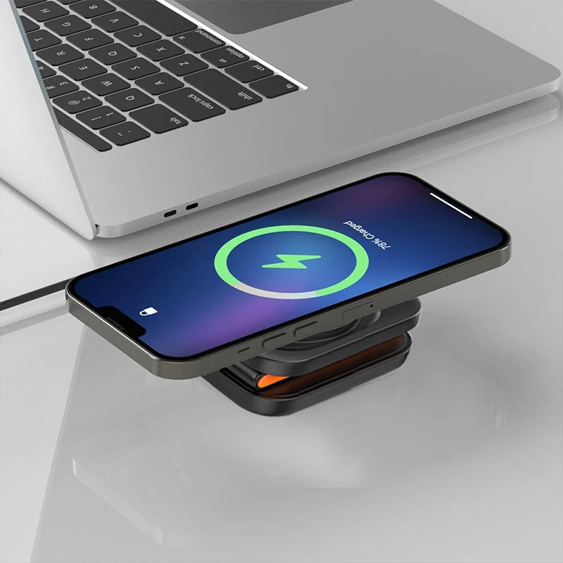 3-in-1 Foldable Magnetic Wireless Charger